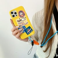 Toyella personalizirani korejski stil naljepnica zečji medvjedni karton telefon s jednim futrolom crni