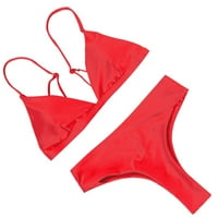 Moderan ženski udoban čvrsti i tiskani kupaći kostimi Bikini Split kupaći kostim