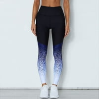Ženske sportske joge vježbanje visoki struk pantalone za trčanje Fitness elastične gamaše xl