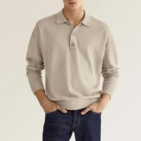 Vintage Streetwear mužjak Top odjeća Muška modna casual jednostavna boja baršunaste majice s dugim rukavima