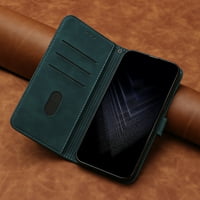 Mantto novčanik za iPhone Pro, zaštita luksuzna PU kožna magnetska kopče Flip kartica Scound otporni
