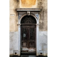 Glava, Danny Crna modernog uokvirenog muzeja Art Print pod nazivom - Venecijanska vrata