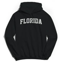 Florida Grafički crni muški pamučni pulover hoodie