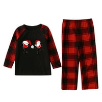 Božićne pidžame za obiteljski setovi Božićne pidžame Sleep Barent-Child PJS Oprema za božićni odmor