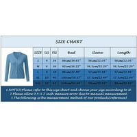 SHPWFBE Cardigan džemperi za žene Čvrsto dugme prema dolje s dugim rukavima Klasični V izrez Klit kardigan