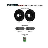 Power Sport stražnje kočnice i rotore Kit