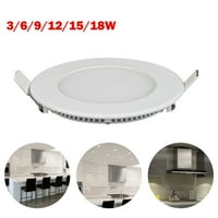 Goodhd LED stropna svjetla ploča dolje svijetlo okruglo kvadratne kuhinje sa kupaonicom Zidna svjetiljka