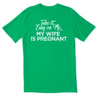 Totallytorn ga lako odvedu na mene, moja supruga je trudna novost sarkastične smiješne muške majice
