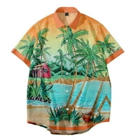 Havajske košulje za muškarce Kids Cvjetna košulja kratkih rukava na plaži Party bluza Ležerne tipke