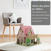 3D montažna igračka dječja papirna montaža kuća model djeca rano obrazovna DIY igračka tip 1