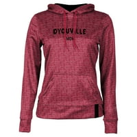 Žene Red d'Youville Saints Mom Logo Pulover Hoodie