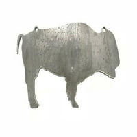 Arhu Buffalo Bison Silhouette Steel Target Gong 24 12 1 4