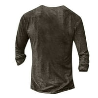 Muška majica Majice Grafička crtana odjeća 3D Print Casual Wear Wearweve na dugim rukavima, Brown, L