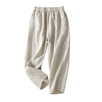 Gathrrgyp pantalone za žensko čišćenje ispod 5 dolara, ženske hlače sa širokim nogama u visokim strukom,