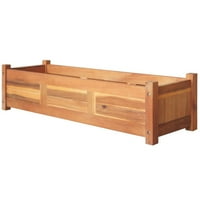 VIDAXL Vrtni kreveti za povišeni kreveti Acacia Wood 39.4 x11.8 x9.8