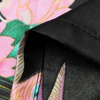 Little Girls Oglim za klirens Toddler Baby Kids Girls Cvjetni print Silk Satin Kimono Robes Bathrobe