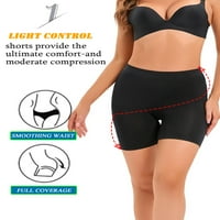 Ženske kratke hlače za bedro za žene za žensko osvajanje temme, kontrola trbuha visokog struka (XL,