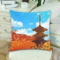 Glazbene note na javoru u Kjoto bacaju jastučni jastuk jastučni poklopac jastuk COUVER, set od 2