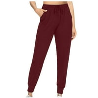 Plus veličina dugačke hlače za žene u boji labavi ugradnju gamaše visokog struka casual i modne joge