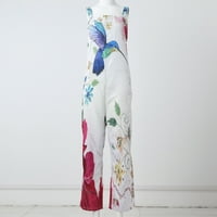 HHEI_K Jumpsuitsi za žene Casual ženska modna ljetna slatka labava casual print retro blupppy kombinezon