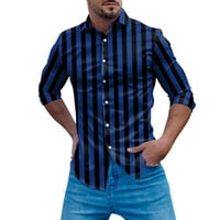 Muška odjeća za odjeću biserna majica muške modne casual apstraktne digitalne tipke rever Dugme dugi