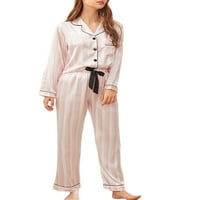 Bomotoo ženska noćna odjeća za nogu noga u džep boho domaće kabine meke hlače za crtanje trenerke