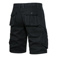 Ayolanni Muški kratke hlače muške radne šorc, višestruki multi-džepni džep Pet-komad pantalone casual