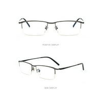 Naočale od polovine miopije za poslovne nauke o uniznim metalnim okvirima sa ocenjivim naočarima klasične