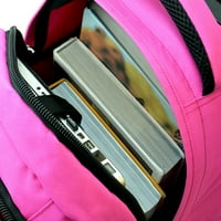 Pink Denver Broncos 19 '' Premium ruksak na kotačima