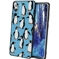 Penguin-telefonska futrola, deginirana za Samsung Galaxy S Fe Case Muškarci Žene, Fleksibilna silikonska