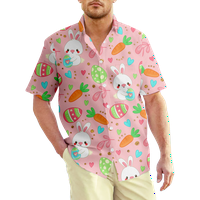 Majice uskršnje muškarce kratki rukav dječaci ljetni materijal Kids Havajska majica MAN bluza muški