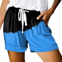 Ženske kratke hlače za ljeto visokog struka elastike sa džepovima Pojava za crtanje proljeće hladna