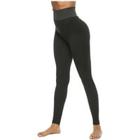 Aurouralne crne joge hlače ženske rastezanje joge gamaše fitness trčanje teretane Sportska dužina Aktivne