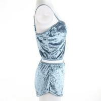 Caitzr Ljeto Žene Donje rublje Slim Solid Sunnga gornje kratke elastične hlače za spavanje