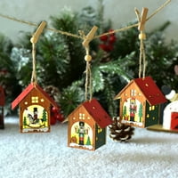 Svjetlosni orah vojnički vojnici poklon bo božićno drvce Privjesak ukras ljubičasta drva