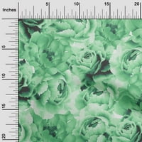 Onuone pamučni dres morski zeleni tkanini cvjetni obrtni projekti Dekor tkanina štampan dvorište široko