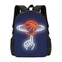 Douzhe Lagan ruksak, neonski rotirajući košarkaški otisci putovanja vanjske planinarske torbe školske