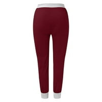 Hlače za žene Trendi ženske casual jogging hlače sa džepovima za crtanje meko pantalone Sportske hlače