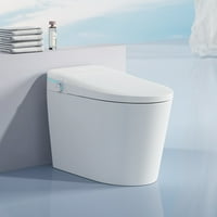 Pametan toalet sa automatskim ispiranjem, toplom vodom i grijanim sjedalom, modernim toaletom za tank