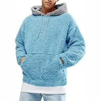 Muški duksevi nejasni pulover dugim rukavima Sportski prednji džep Jesed odjeća Hoodie