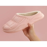 Daeful Womens papuče plišana obložena topla cipela Vodootporna kuća klizač Spavaća soba Udobne cipele