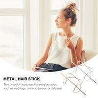 Ženski dodaci za kosu Clips Stick Bun držač kaveza metalna vintage pokrivala