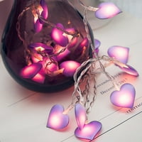 CXDA Fairy Light Romantična topla atmosfera Naslovna dekoracija Tkanina ljubav Heart LED vešalica za