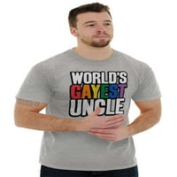 Svjetski gayest ujače rođendan Pride muške grafičke majice Tees Brisco brendovi s