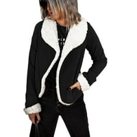 DEAGIA Lagana ženska jakna jesen zima solidna boja kardigan plišani kaput od kaputa za žene jakne Moda