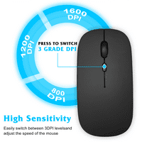 Bluetooth miš, punjivi bežični miš za TECNO Camon Bluetooth bežični miš dizajniran za laptop MAC iPad