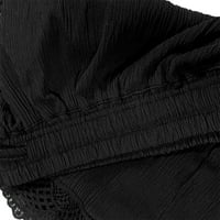 Ženske čipke plus veličine konopske kratke kratke hlače Yoga Sport hlače gamaše hlače Hlače za žene