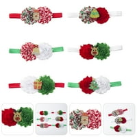 Cvjetna glava za boci za božićnu djecu tiara elastična traka za kosu za glavu