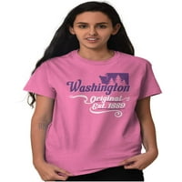 Washington Evergreen State formu Slatka ženska grafička majica Tees Brisco Marke