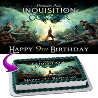 Dragon Age Inquizicion Jestivi torta image Topper Personalizirani list